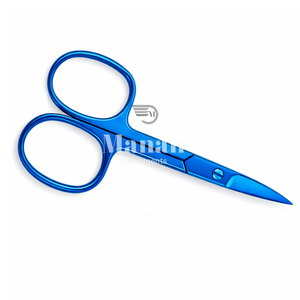 Tijeras Profesionales para Cutículas de Acero Inoxidable Azul, Herramienta de Precisión para el Cuidado de las Uñas con Punta Afilada y Construcción Duradera - Product Image 2