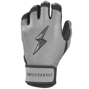 Guantes de Bateo de Béisbol Estilo Bruce Bolt 100% Cuero, Mano Izquierda/Derecha, Entrenamiento, Cierre de Velcro, Tamaño y Color Personalizables - Product Image 2