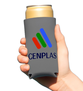 Enfriador de latas de neopreno con logotipo personalizado al por mayor, soporte para botella de cerveza aislado, funda rechoncha plegable para promoción - Product Image 1