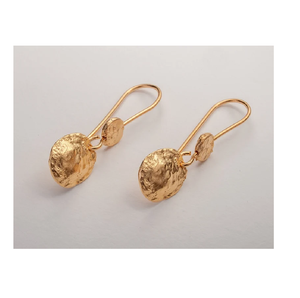 ชุดเสื้อสูทกางเกงอลาบามาใหม่2024ชุดเสื้อสามชิ้นต่างหูทรงเรขาคณิตชุบทองทองเหลืองยาว - Product Image 1