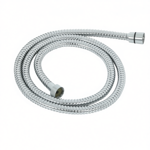 Tuyau de douche en métal Chrome 130143-150cm par Idro Bric, accessoire de plomberie de qualité - Product Image 2