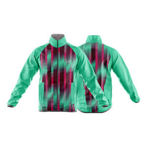 Veste coupe-vent zippée imperméable à logo personnalisé 100% veste de sport unisexe décontractée en nylon pour le printemps et l'environnement - Product Image 3