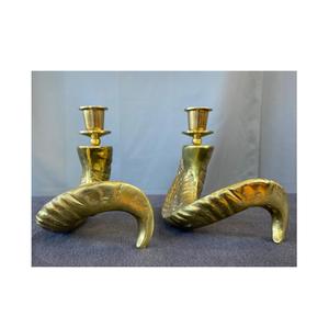 Portavelas de cuerno de cabra de diseño único, producto más vendido, fiestas de Navidad y portavelas de cuerno de cabra 100% - Product Image 6