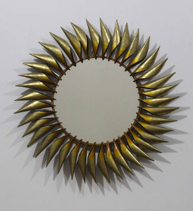 AK Brass Decorative Metal <b>Wall</b> <b>Mirror</b> With Silver Finished Modern Frame <b>Wall</b> <b>Mirror</b> For Hotel Decor / Restaurant Decor Item - Product Image 4