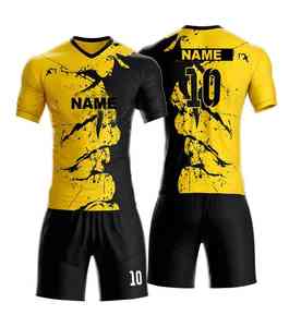 Uniforme de Fútbol de Tela de Poliéster, Nuevo, Alta Visibilidad, Ligero, de Moda - Product Image 4