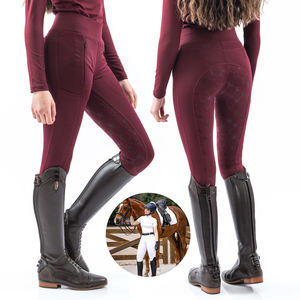 Leggings d'équitation pour femmes extensibles sur mesure, pantalon de jodhpur, fermeture éclair, extensible dans les quatre sens, respirant, écologique - Product Image 6