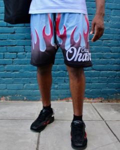 Pantalones Cortos de Malla Personalizados para Verano, Estilo Urbano, Holgados, de 5 Pulgadas, Sublimados, a la Moda, para Hombre - Product Image 6