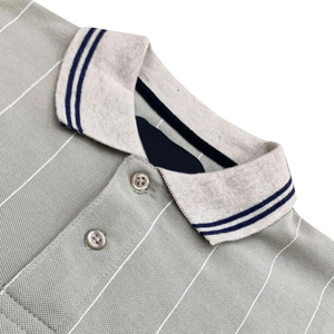 POLO personalizado de alta calidad, Top de manga corta, bordado, estampado de LOGO, verano, transpirable, de punto, de talla grande, camisetas de Polo de Golf - Product Image 4