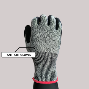 Gants de travail enduits de nitrile sableux - Gants de sécurité haute adhérence résistants à l'huile pour la construction et la mécanique - Vente en gros - Product Image 2