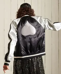 Chaquetas universitarias ligeras hechas a medida de último estilo para mujer Diseño transpirable de gran tamaño de alta calidad - Product Image 4