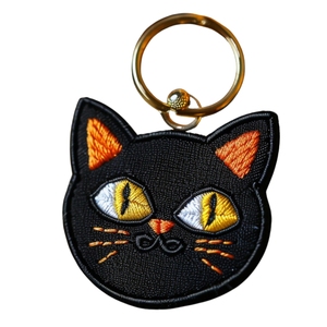 Regalo promocional de fiesta, llavero bordado personalizado, calabaza de Halloween - Product Image 6