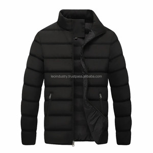 Chaqueta acolchada de invierno personalizada para hombre, prendas de vestir informales con cuello levantado, abrigos de alta calidad, chaqueta acolchada para hombre - Product Image 2