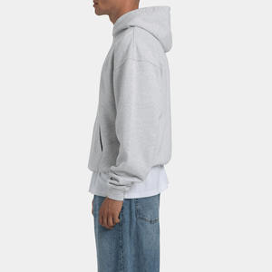 Sudaderas con Capucha Personalizadas para Hombre, Estilo Urbano, Hombros Caídos, Algodón Grueso, Corte Holgado, Sudadera con Capucha Extra Grande para Hombre - Product Image 1