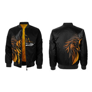 Vestes de baseball en laine pour hommes de haute qualité sur mesure Vintage Letterman Style Bomber Jacket Sublimation Zipper Patchwork Solide - Product Image 4