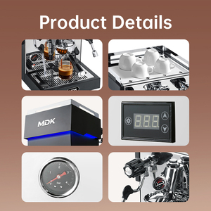 MDK E61 <strong>Single</strong> Group Touch Screen Electric <strong>Coffee</strong> <strong>Maker</strong> Hot Water System Espresso Brew for Household Use - Product Image 6