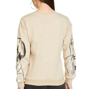 Nueva sudadera elegante para mujer, sudadera lisa de color y tamaño personalizados/Sudadera de cuello redondo cálida de invierno al por mayor para mujer - Product Image 4