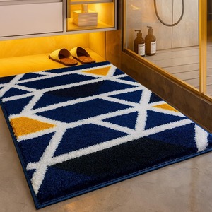 Alfombrilla antideslizante superabsorbente de microfibra con diseño de mosaico supersuave para baño/dormitorio/Cocina/hogar - Product Image 2
