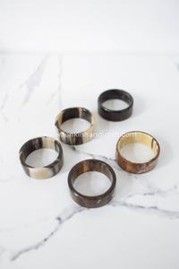 Ronds de serviette, ronds de serviette en rotin, ronds de serviette en osier, décor de table - Product Image 5