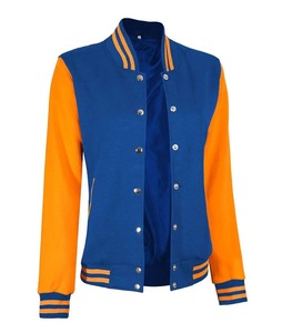Men Women Cropped Varsity <b>Jacket</b> Wool Blend Snap Button <b>Short</b> Letterman Baseball Bomber <b>Jacket</b> - Product Image 2