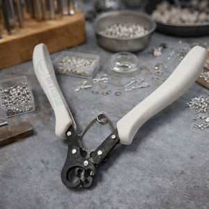 Herramienta de Acero Inoxidable para Hacer Lazos en Joyería, con Agarre Blanco para Lazos Perfectos y Consistentes en Todo Momento - Product Image 2