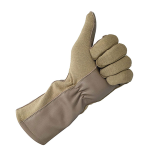 ถุงมือหนังนักบินคุณภาพสูง แบบเรียบง่าย เป็นมิตรกับสิ่งแวดล้อม และระบายอากาศได้ดี เหมาะสำหรับนักบิน การฝึกยุทธวิธี และการใช้งานกลางแจ้ง - ใช้ได้ทุกฤดู - Product Image 6