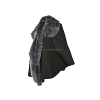 Manteau en cuir de mouton gris anthracite OEM 2026, très demandé, pour femme, sur mesure, haute qualité, grande taille, mode hiver, manteaux chauffants