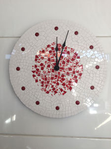 High Quality round Shape Metal <b>Wall</b> <b>Clock</b> Single Face Needle Display for Timekeeping <b>Wall</b> <b>Decoration</b> by Standard Mosaic Iron - Product Image 6