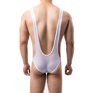 Combinaisons pour hommes personnalisées, combinaison sans dos, sous-vêtements sexy, justaucorps, costume, vêtements de nuit, <span class=keywords><strong>string</strong></span> - Product Image 5