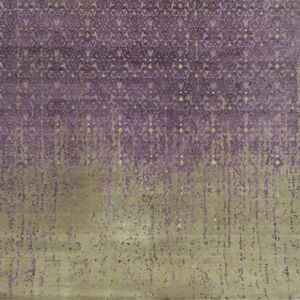 Alfombra Persa Reversible Hecha a Mano de Seda y Lana, Diseño Moderno Abstracto, Color Terciopelo, Alfombra de Oración Lavable para Exteriores - Product Image 6