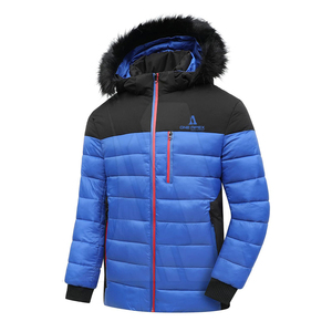 Veste d'hiver extérieure personnalisée pour hommes veste décontractée à capuche en duvet pour hommes taille plus doudoune à capuche pour hommes vente en gros - Product Image 1