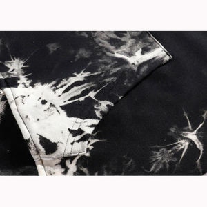 2024 OEM Pull over Winter Men's Hoodie All Heavy French Terry Loose Fit con 330g Solid Tie Dye Pattern Collar con capucha - Product Image 5