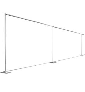 Ống và treo lên phòng tường Divider Kit (tạm thời tường 50ft rộng) nhôm màn hình thiết kế phòng màn hình trong nhà gấp phân vùng - Product Image 2