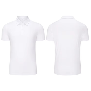 Poliéster seco de golf con logotipo personalizado para polos con diseño de Camiseta deportiva bordada tejida para sublimación - Product Image 3