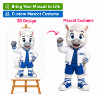Costume de Mascotte Professionnel Personnalisé en Matériau EVA, OEM ODM, Combinaison de Personnage en Peluche Ambulant avec Logo Personnalisé pour Événements Adultes Unisexe