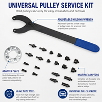 Kit d'outils universels de blocage de poulie, clé de calage de pignon, support d'arbre à cames pour atelier automobile