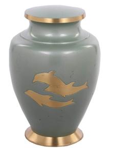 Urna de Cremación de Metal, Artículos Funerarios Clásicos, Urna de Alta Calidad para Cenizas Humanas, Urna Decorativa Americana para Cenizas Humanas - Product Image 3