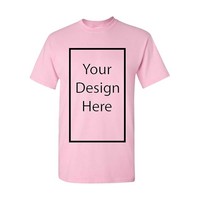 T-shirts personnalisés pour hommes - Design personnalisé avec texte, images et logo sur le devant/le dos, 100% coton, couleur et taille personnalisables
