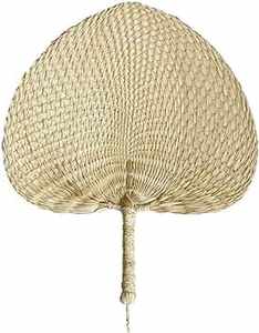 Seagrass fan Vietnam, hecho a mano por artesanos en Vietnam, hecho de 100% algas marinas naturales - Product Image 5