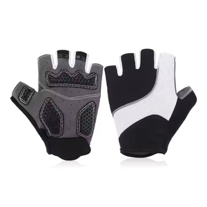 Guantes de ciclismo sin dedos antideslizantes transpirables de diseño personalizado para hombres y mujeres para montar en bicicleta - Product Image 1