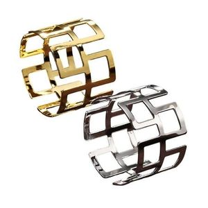 Rond de serviette en métal de qualité supérieure pour la décoration de table de dîner de luxe avec un design moderne élégant artistique fabriqué à la main - Product Image 2