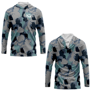 Sudadera CON CAPUCHA DE PESCA Kaasas de rendimiento personalizado de talla grande, transpirable, cantidad a granel, proveedor de fábrica, Camisa con capucha sublimada - Product Image 2