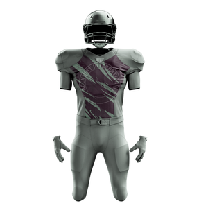 Uniforme d'équipe de football américain pour hommes, maillot et pantalon, tissu respirant à séchage rapide pour l'entraînement, la pratique et le jour du match - Product Image 1