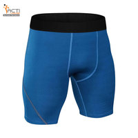 Pantalones cortos de compresión para hombre con contraste de Color a precio barato fabricados en Pakistán, pantalones cortos de compresión cómodos de alta calidad