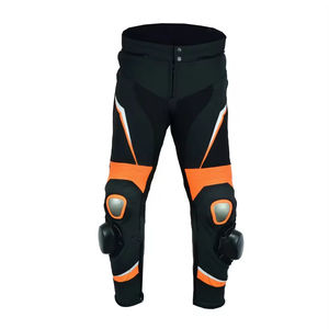 Pantalones de carreras de motocicleta a prueba de viento de protección de cuero Original pantalón de moto de corte automatizado chaqueta de la motocicleta - Product Image 1