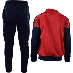 Vente en gros Ensemble survêtement d'entraînement zippé pour hommes Survêtement athlétique 2 pièces pour le sport et le fitness - Product Image 2