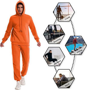 Sweat à capuche unisexe 100% coton French Terry Boxy Nouveau design Imprimé Épaule tombante Surdimensionné Hiver Top Heavyweight Blank Hoodie High - Product Image 5