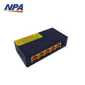 5 <strong>Ports</strong> Power Over <strong>Ethernet</strong> POE Extender 1 in 4 Out 10/100Mbps Repeater with <strong>Router</strong> POE <strong>Port</strong> for Network Switches Stock 104JL - Product Image 4