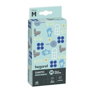 ถุงมือแบบใช้แล้วทิ้ง ไซส์เอ็ม โฮมเมล 10 ชิ้น - Product Image 1