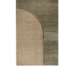 Alfombra de Lana Anudada a Mano Aprezo Verde Lca-1550 con Patrón Abstracto para Sala de Estar, Alfombra Rectangular de 9x12 para Entrada y Pasillo - Product Image 4