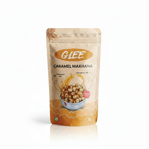 Premium Sweet Caramel Makhana Fox Nuts 30g Low-Fat Stand up Pouch Roasted Healthy Snack - Product Image 1
